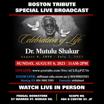 Boston Tribute to Dr. Mutulu Shakur